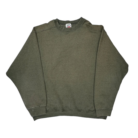 Wilson Sweatshirt - 2XL Green Cotton Blend