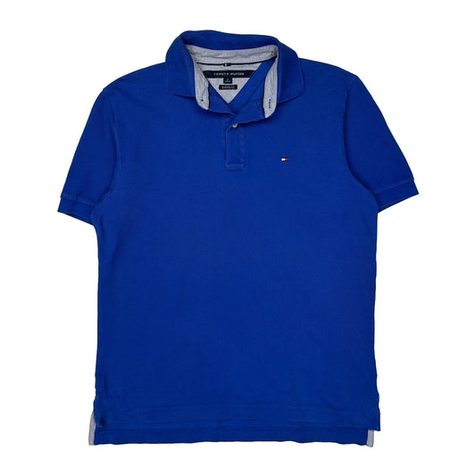 Tommy Hilfiger Polo Shirt - Medium Blue Cotton