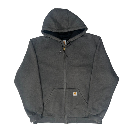 Carhartt Hoodie - Large Grey Cotton Blend