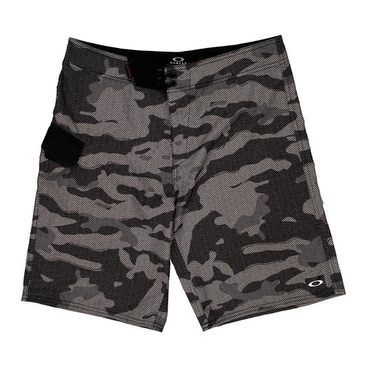 Oakley Camo Shorts - 32W 10L Grey Polyester