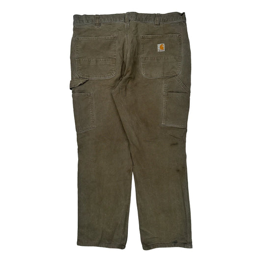 Carhartt Carpenter Trousers - 36W 32L Brown Cotton