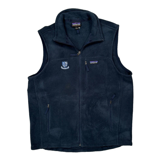 Synchilla Patagonia Gilet - Large Navy Polyester
