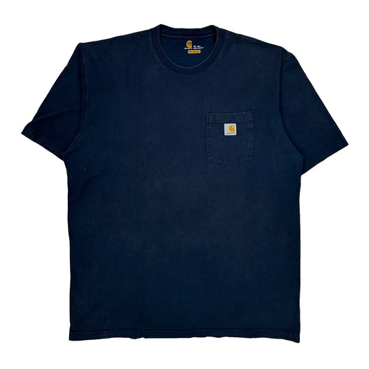 Carhartt Tall T-Shirt - XL Navy Cotton