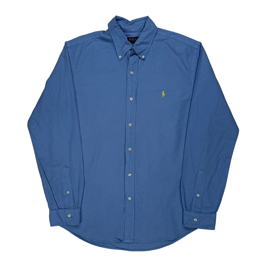 Polo By Ralph Lauren Shirt - Large Blue Cotton