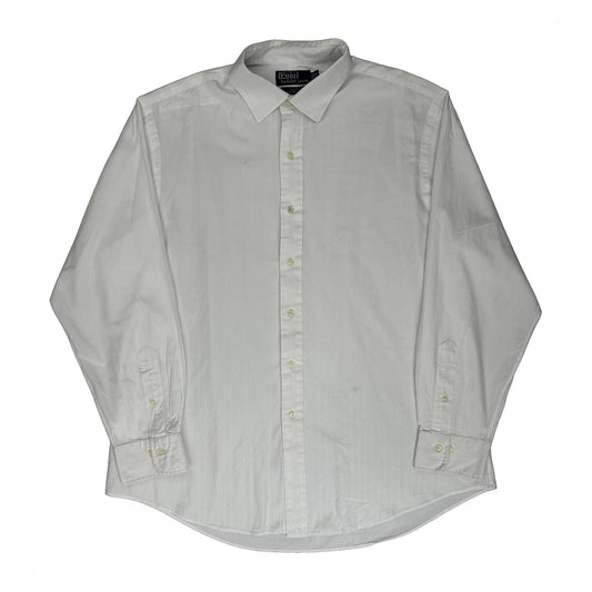 Polo By Ralph Lauren Shirt - XL White Cotton