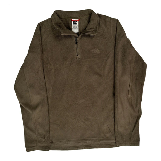 The North Face Fleece - Large Brown Polyester