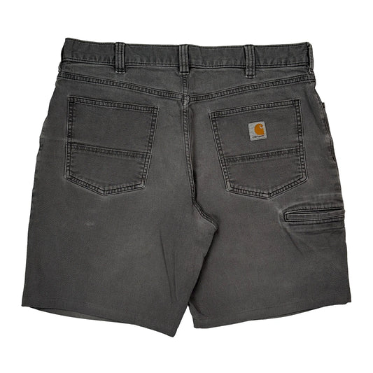 Carhartt Carpenter Shorts - 36W 10L Grey Cotton