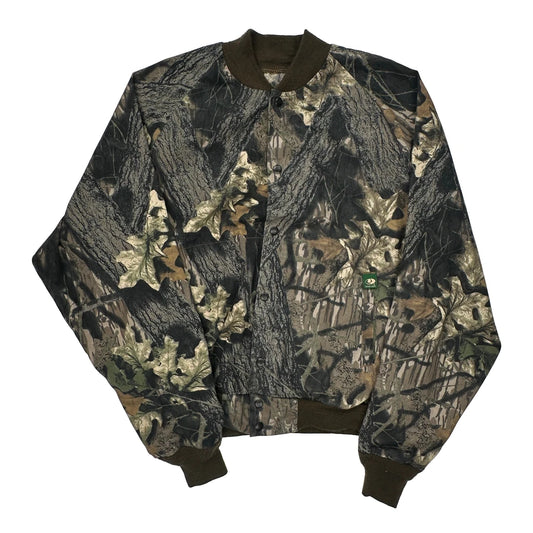 Unbranded Bomber Jacket - Medium Brown Polyester