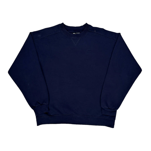 Starter Sweatshirt - Medium Navy Cotton