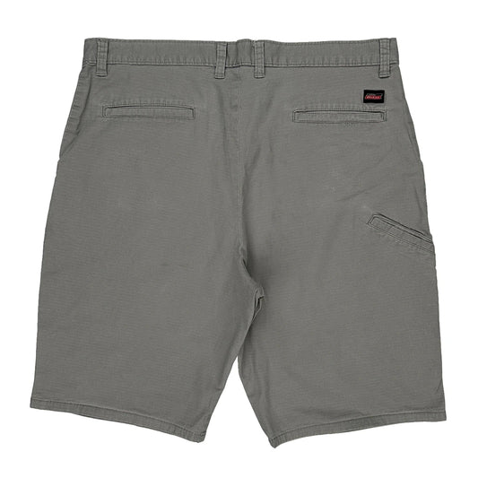 Dickies Chino Shorts - 32W 9L Grey Cotton