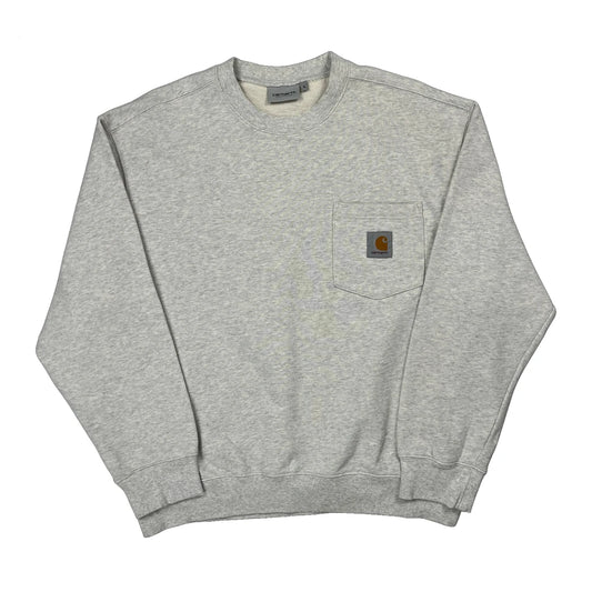 Carhartt Sweatshirt - XL Grey Cotton