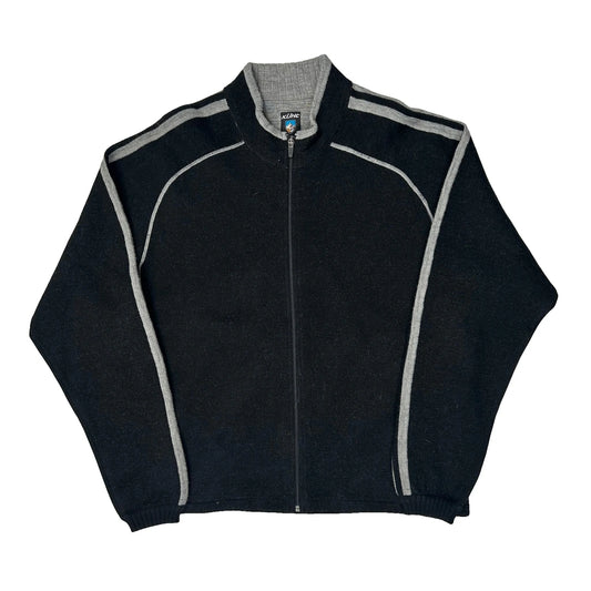 Kuhl Hiking Zip Up - Large Black Merino Wool