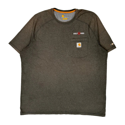 Carhartt Graphic T-Shirt - XL Grey Cotton