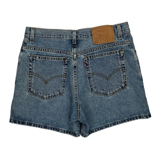 Levis Denim Shorts - 32W UK 12 Blue Cotton