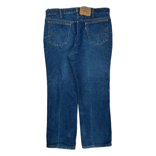 Made In USA Orange Tabs Levis Jeans - 35W 29L Blue Denim