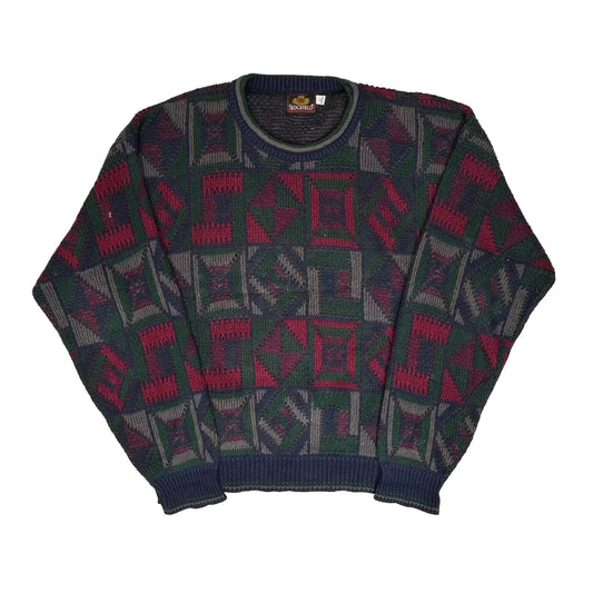 Sedgefield Jumper - Large Navy Knitted