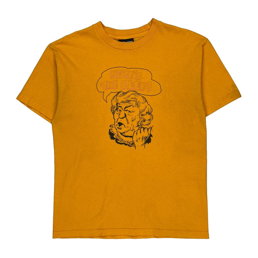 The Hundreds Graphic T-Shirt - Medium Yellow Cotton