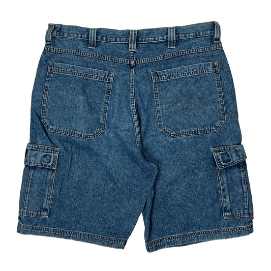 Wrangler Denim Shorts - 34W 9L Blue Denim