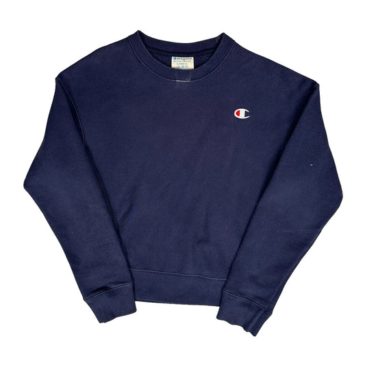 Reverse Weave Champion Sweatshirt - XS Navy Cotton
