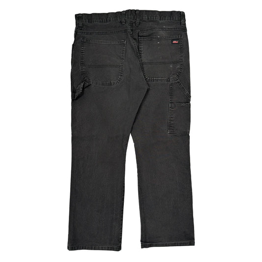 Dickies Carpenter Jeans - 34W 30L Black Cotton