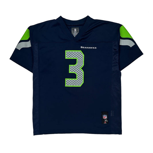 Age 18-20 Nfl Seahawks Jersey - XL Navy Polyester