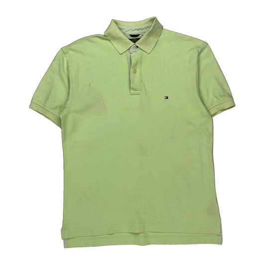 Tommy Hilfiger Polo Shirt - Small Green Cotton