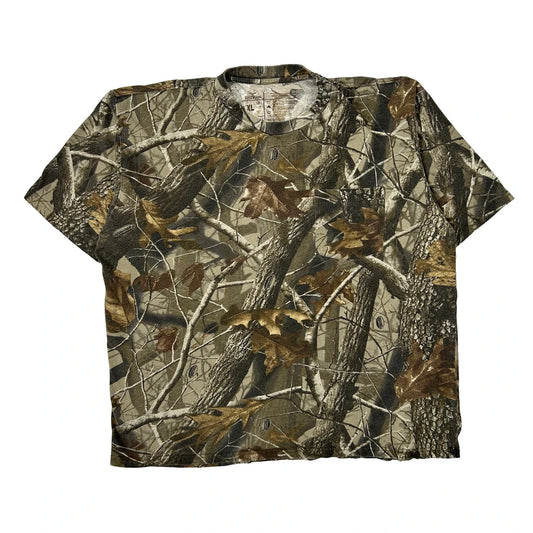 Vintage Red Head T-Shirt - XL Camo Cotton