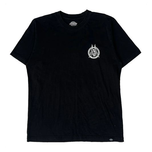 Basel Switzerland Print Dickies Graphic T-Shirt - Medium Black Cotton