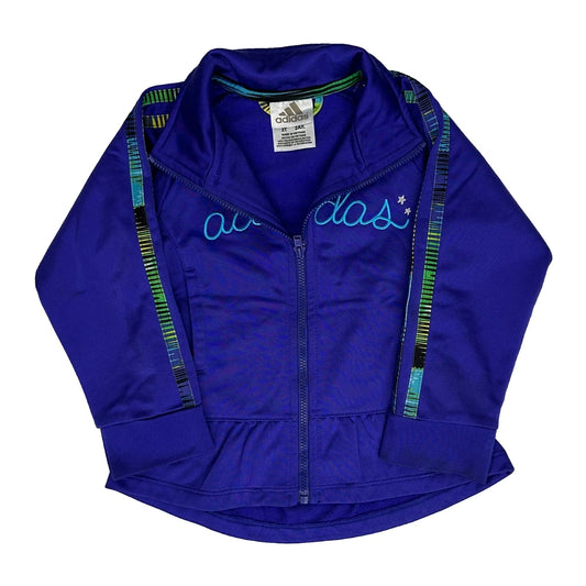 Age 2 Adidas Track Jacket - 2XS Blue Polyester