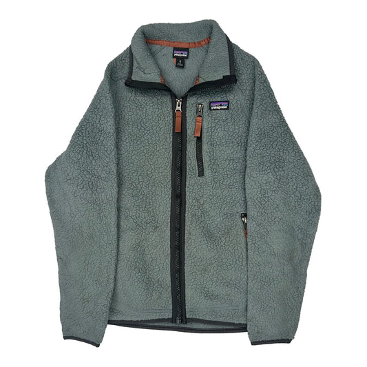 Age 10 Patagonia Fleece Jacket - Medium Grey Polyester