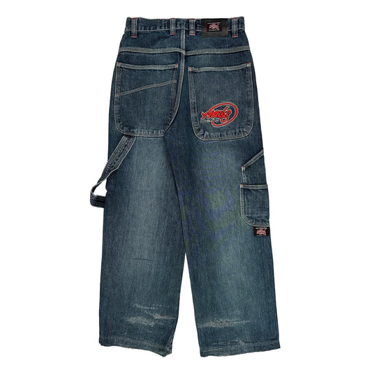 Freaks Baggy Carpenter Jeans - 28W 30L Dark Wash Denim