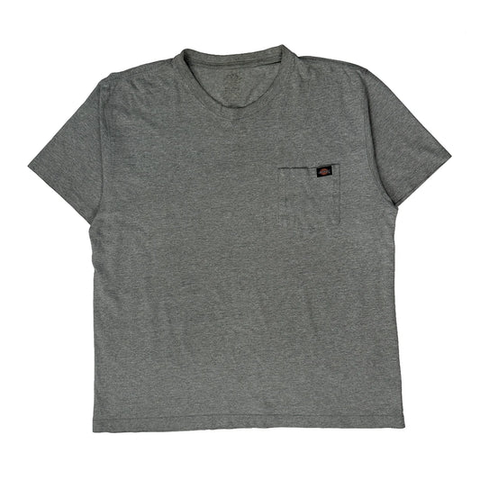 Vintage Dickies T-Shirt - XL Grey Cotton