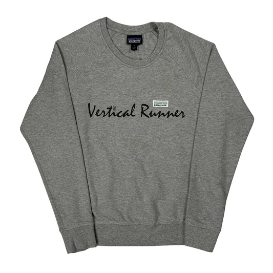 Vertical Runner Patagonia Top - Small Grey Cotton