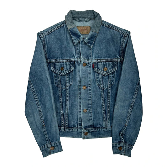 Girls Levis Denim Jacket - Small Blue Denim