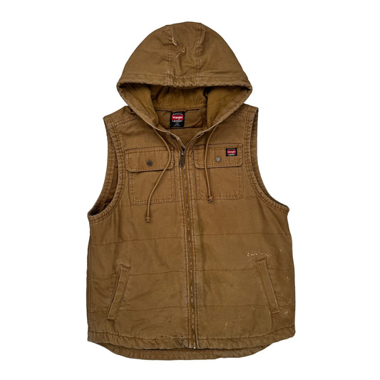 Wrangler Gilet - Large Brown Cotton