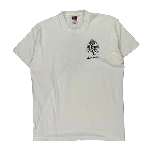 Tree Fruit Of The Loom Graphic T-Shirt - XL White Cotton