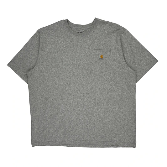 Carhartt T-Shirt - 2XL Grey Cotton