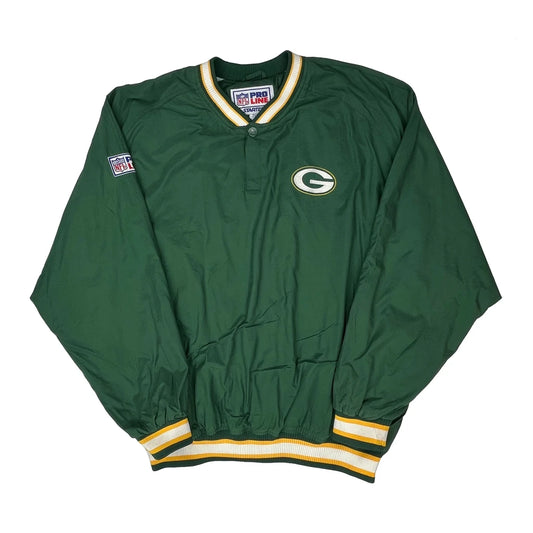 Packers Starter Football Windbreaker - 2XL Green Polyester