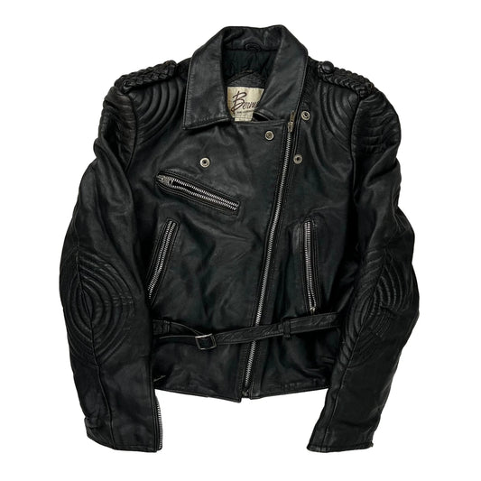 Bernmans Leather Jacket - XS Black Leather