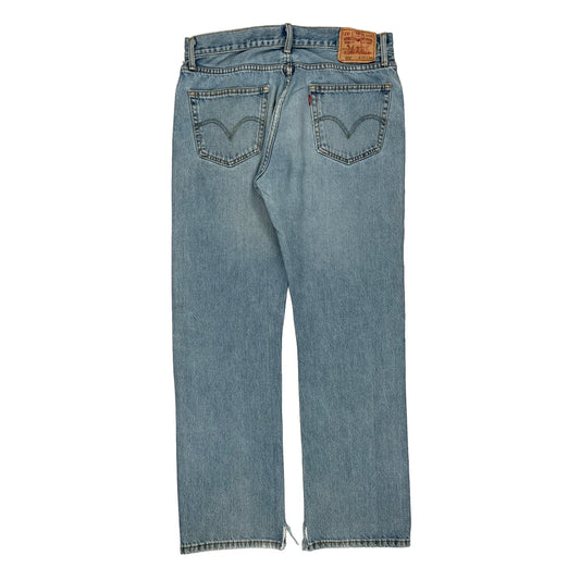 505 Levis Jeans - 34W 33L Light Wash Cotton