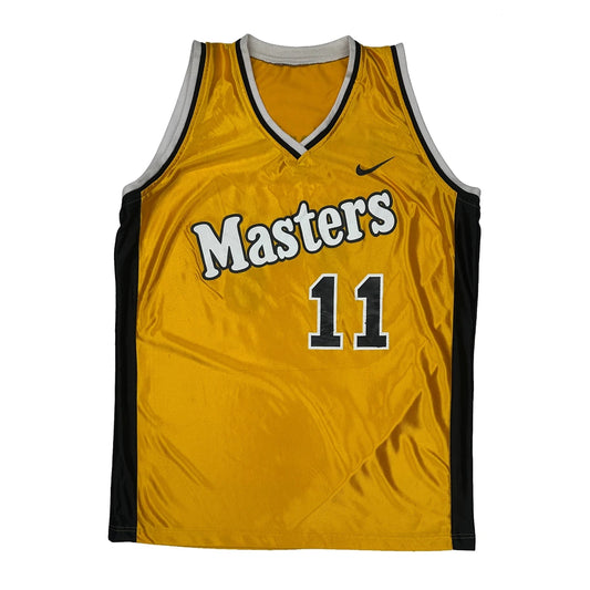 Masters Nike Jersey - Large Yellow Polyester