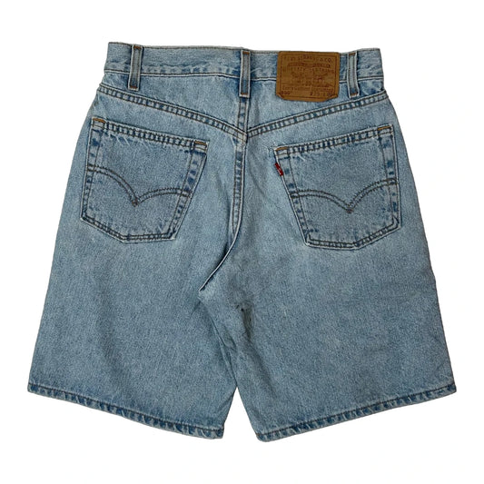 Vintage Levis Denim Shorts - 28W 9L Light Wash Cotton