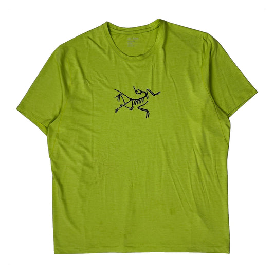 Arc'Teryx Graphic T-Shirt - XL Green Merino Wool Blend