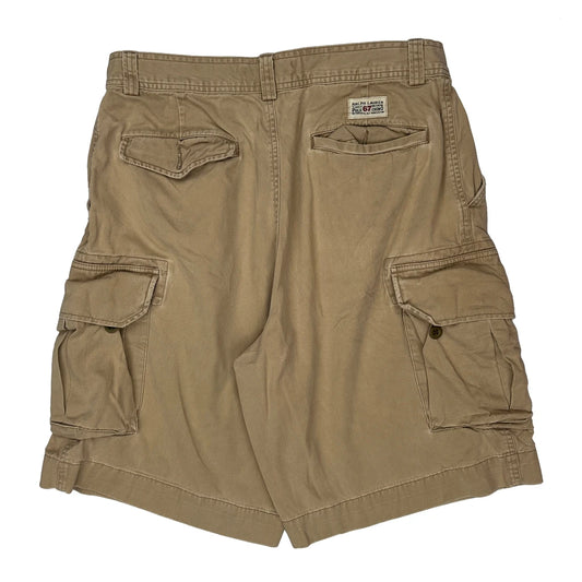 Polo By Ralph Lauren Cargo Shorts - 32W 10L Khaki Cotton