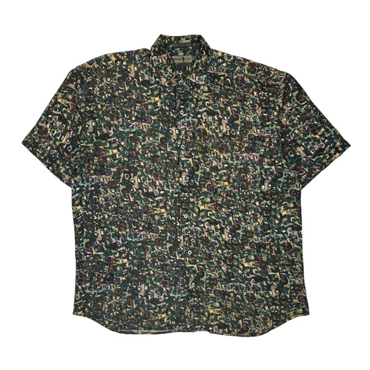 Robert Stock Hawaiian Shirt - Large Multicoloured Viscose