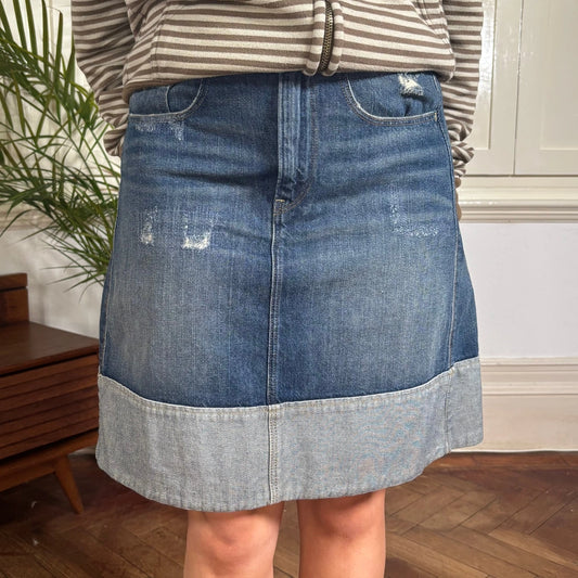 Vintage blue G Star Denim Skirt - womens 27" waist