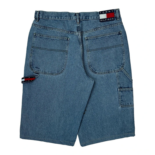 Vintage Tommy Jeans Denim Shorts - 34W 15L Blue Denim