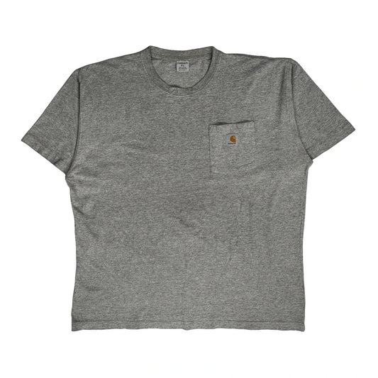 Carhartt T-Shirt - XL Grey Cotton Blend