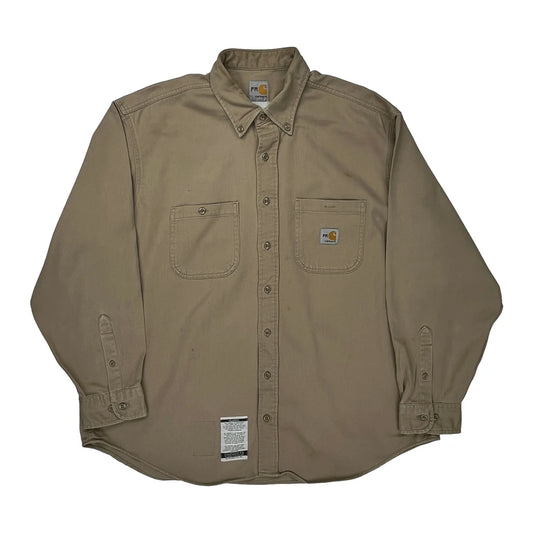Fr Carhartt Shirt - 2XL Beige Cotton