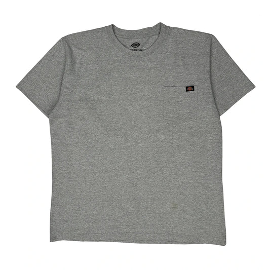 Dickies Tall T-Shirt - 2XL Grey Cotton Blend